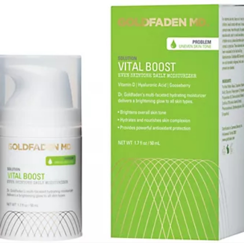 Goldfaden MD Vital Boost Even Skintone Daily Moisturizer -1.7 Oz